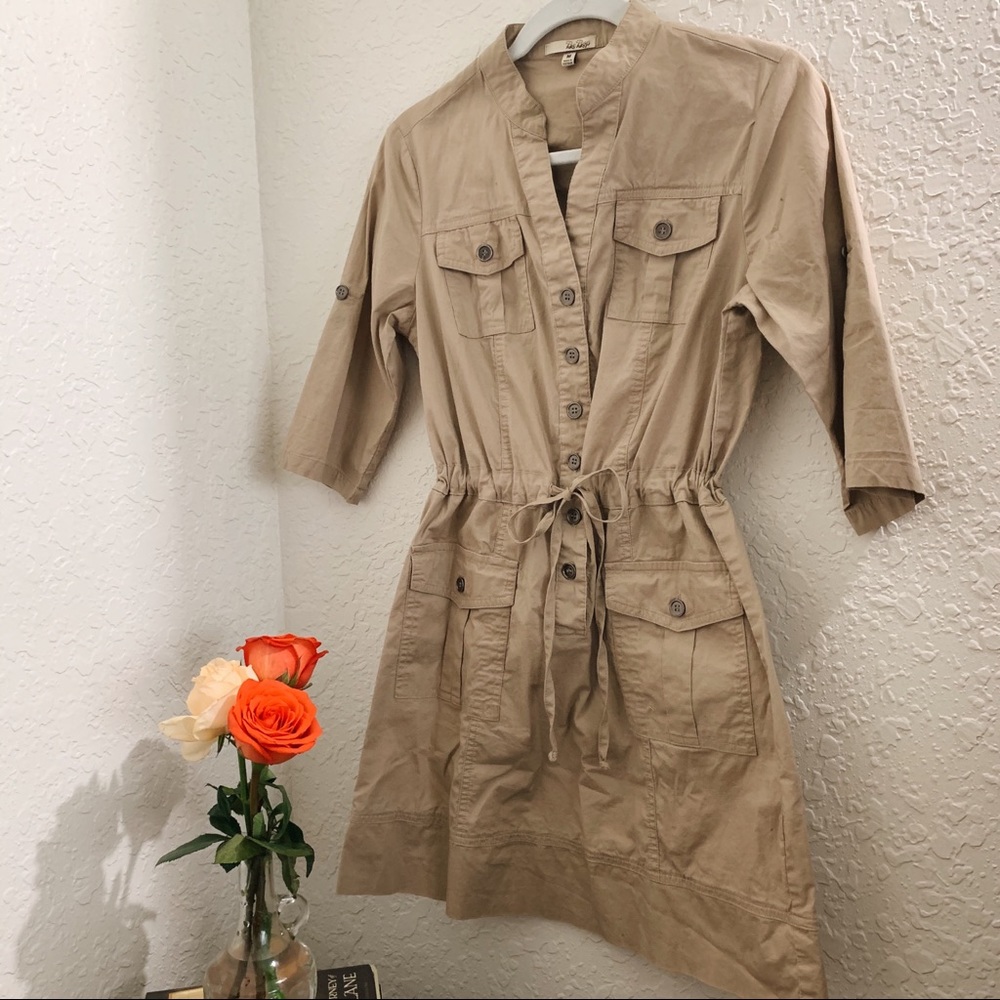 khaki dress